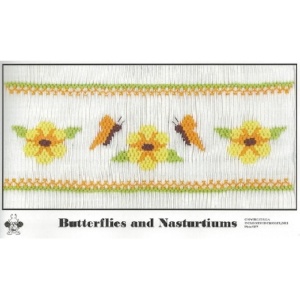 Butterflies and Nasturtiums