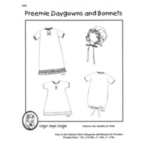 Preemie Daygowns and Bonnets